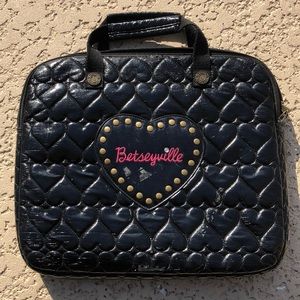 Betsey Black Laptop Bag
